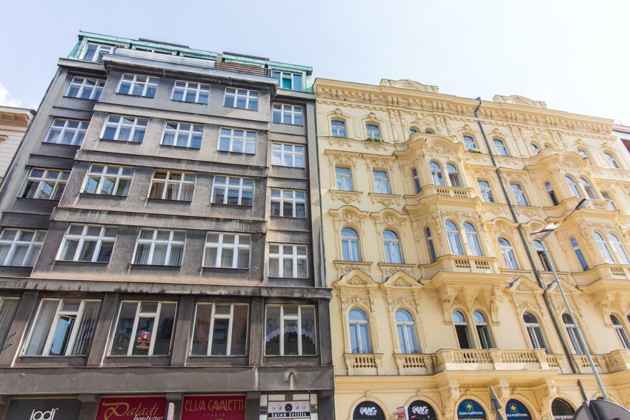 Sunny Central Apartment On Wenceslas Square By Easybnb Prag Dış mekan fotoğraf